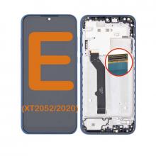 LCD Display Touch Screen Digitizer Replacement Oem Refurbished for Motorola Moto E (XT2052 / 2020) (With Frame) -Blue