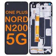 LCD Display Touch Screen Digitizer Replacement Oem Refurbished for OnePlus Nord N200 5G - Black