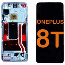 LCD Display Touch Screen Digitizer Replacement Oem Refurbished for OnePlus 8T (With Frame)