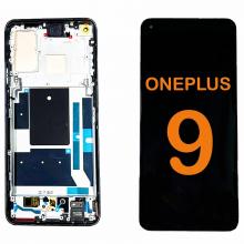 LCD Display Touch Screen Digitizer Replacement Oem Refurbished for OnePlus 9 (With Frame)(US Version)