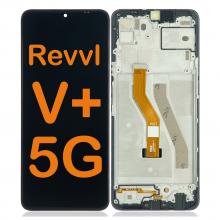 LCD Display Touch Screen Digitizer Replacement Oem Refurbished for T-Mobile Revvl V+ 5G (With Frame) - Black