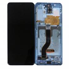 OLED Screen Digitizer Assembly with Frame for Samsung Galaxy S20 Plus 5G G986 (Grade A)-Aura Blue