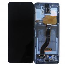 OLED Screen Digitizer Assembly with Frame for Samsung Galaxy S20 Plus 5G G986 (Refurbished)-Cosmic Gray
