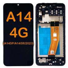 LCD Display Touch Screen Digitizer Frame for Galaxy A14 4G (A145P / A145R / 2023)
