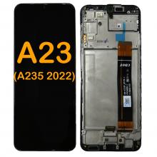 OLED Display Touch Screen Digitizer Replacement With Frame for Galaxy A23 4G (A235 2022)