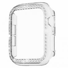Bumper Case with No Tempered Glass for Watch 42mm - Bling / Clear