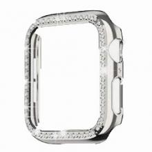 Bumper Case with No Tempered Glass for Watch 42mm - Bling / Silver