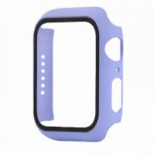 Tempered Glass w/ Frame for Watch 45mm - Purple