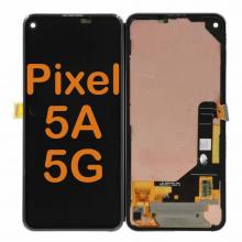 LCD Display Touch Screen Digitizer Replacement Oem Refurbished for Google Pixel 5A 5G (With Frame) - Black