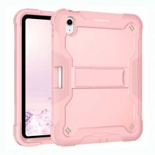 iPad 10th 10.9'' (2022) Kickstand Shockproof Case - Pink/Pink (Ground Shipping Only)