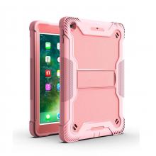 iPad 5 (2017) / iPad 6 (2018) / Air 1/2 / Pro 9.7 Shockproof Kickstand Case - Pink/Pink (Ground Shipping Only)