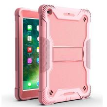 iPad 6 (2018) / iPad 5 (2017) / Air 2 / Air 1 / Pro 9.7 Shockproof Kickstand Case - Pink/Pink (Ground Shipping Only)