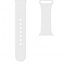 Silicone Apple Watch Band 42 / 44 / 45 / 49mm - White (Ground Shipping Only)