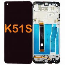 LCD Display Touch Screen Digitizer Replacement Oem Refurbished for LG K51S (2020) - Black