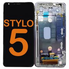 LCD Display Touch Screen Digitizer Replacement Oem Refurbished for LG Stylo 5 (Q720) - Aurora Black