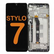 LCD Display Touch Screen Digitizer Replacement Oem Refurbished for LG Stylo 7 5G (Q740 2022) - Black