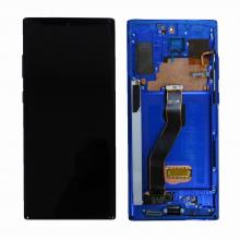 OLED Screen Digitizer Assembly with Frame for Samsung Galaxy Note 10 Plus 5G N975 (Grade A)-Blue