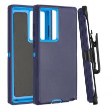 Samsung S22 Ultra Defender Case with Belt Clip - Navy / Blue (Ground Shipping Only)