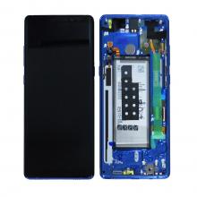 OLED Screen Digitizer Assembly with Frame for Samsung Galaxy Note 8 N950 (Service Pack-New with Battery)-Blue