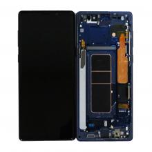 OLED Screen Digitizer Assembly with Frame for Samsung Galaxy Note 9 N960 (Refurbished)-Ocean Blue