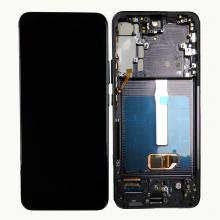 OLED Screen Digitizer Assembly with Frame for Samsung Galaxy S22 Plus 5G (Refurbished)-Phantom Black