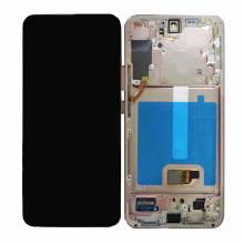 OLED Screen Digitizer Assembly with Frame for Samsung Galaxy S22 Plus 5G (Refurbished)-Pink Gold
