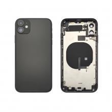 Back Housing W/ Small Parts Pre-Installed For iPhone 11- Black