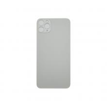 Back Glass For iPhone 11 Pro Max (Large Camera Hole) - Silver
