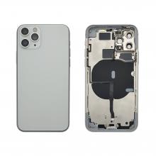 Back Housing W/ Small Parts Pre-Installed For iPhone 11 Pro -Silver