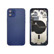 Back Housing W/ Small Parts Pre-Installed For iPhone 12 -Blue