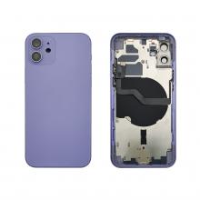 Back Housing W/ Small Parts Pre-Installed For iPhone 12 -Purple