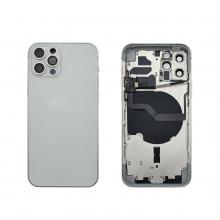 Back Housing W/ Small Parts Pre-Installed For iPhone 12 Pro-Silver