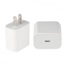 USB-C 20W Power Adapter for iPhone 11 to 14 Series/ SE (2020)/ iPad (High Quality Retail Package) - White