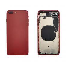 Back Housing W/ Small Parts Pre-Installed For iPhone 8 Plus - Red