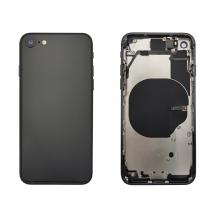Back Housing W/ Small Parts Pre-Installed For iPhone SE (2020)-Black