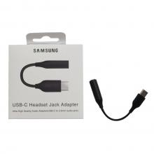 USB-C Headset Jack Adapter Compatible for Samsung Device
