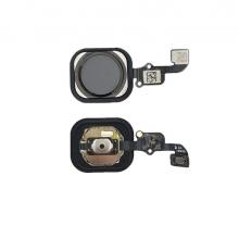 Home Button With Flex for iPhone 6, iPhone 6 Plus- Black 