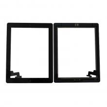 Touch Screen Digitizer W/Home Button for iPad 2- Black 