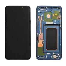 OLED Screen Digitizer Assembly with Frame for Samsung Galaxy S9 Plus G965 (Grade A)-Coral Blue