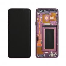 OLED Screen Digitizer Assembly with Frame for Samsung Galaxy S9 Plus G965 (Grade A)-Lilac Purple