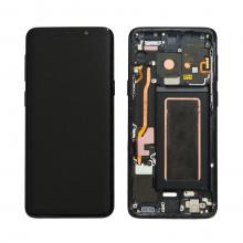 OLED Screen Digitizer Assembly with Frame for Samsung Galaxy S9 G960 (Grade A)-Midnight Black