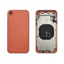 Back Housing W/ Small Parts Pre-Installed For iPhone XR - Coral