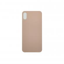Back Glass For iPhone XS (Large Camera Hole) - Gold