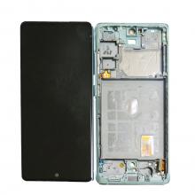 OLED Screen Digitizer Assembly with Frame for Samsung Galaxy S20 FE 4G/ 5G (Refurbished)- Mint