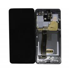 OLED Screen Digitizer Assembly with Frame for Samsung Galaxy S20 Ultra 5G G988 (Grade A)-Cosmic Black