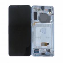 OLED Screen Digitizer Assembly with Frame for Samsung Galaxy S21 Plus 5G G996 (Grade A)-Phantom Silver