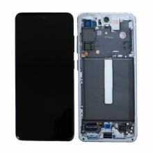 OLED Screen Digitizer Assembly with Frame for Samsung Galaxy S21 FE 5G G990 (Refurbished)- White