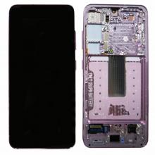 OLED Screen Digitizer Assembly with Frame for Samsung Galaxy S23 5G (Refurbished) - Lavender